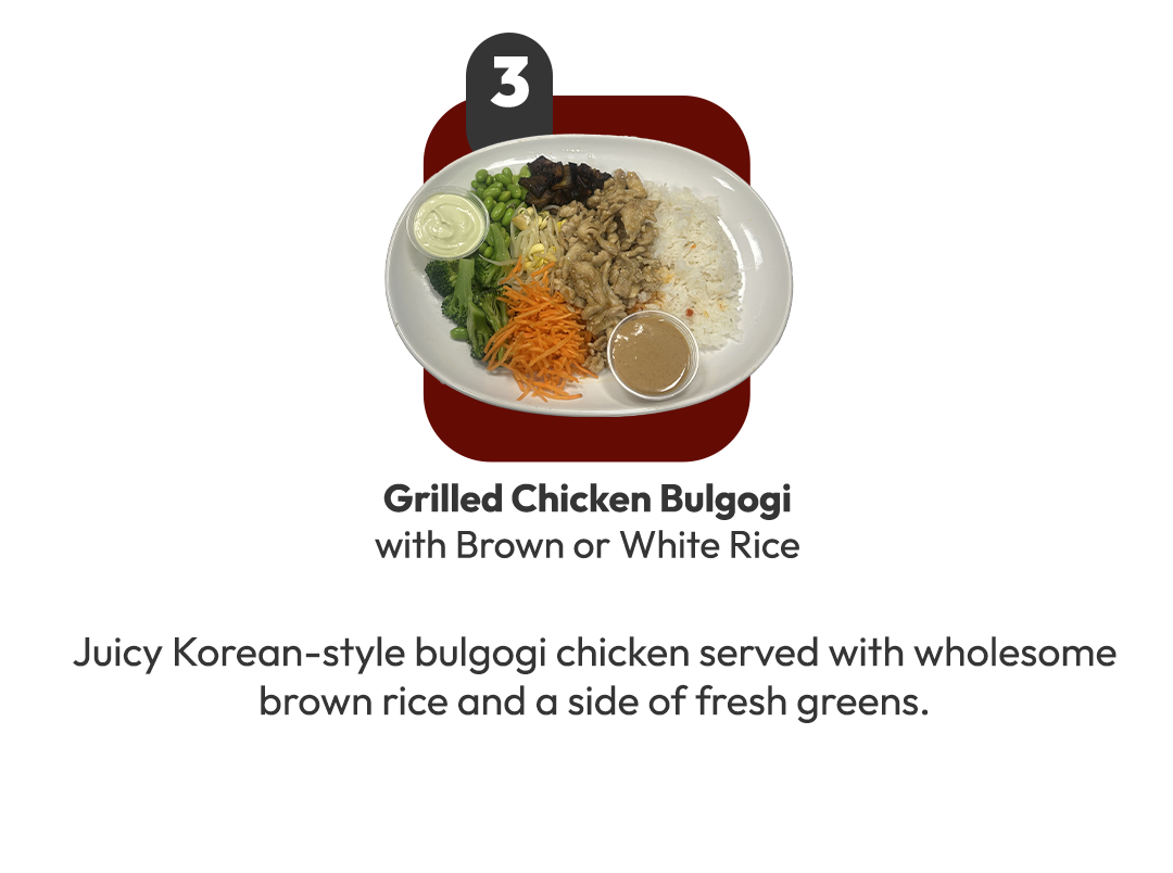 5 KOREAN MEALS PLAN